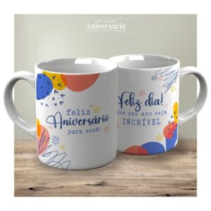 Caneca Aniversário frase