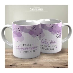 Caneca Aniversário frase