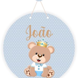 Porta Maternidade Menino Mdf