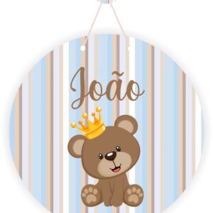Porta Maternidade Menino Mdf