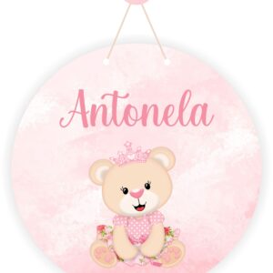 Porta Maternidade Menina Mdf