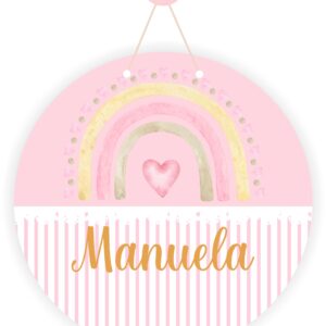 Porta Maternidade Menina Mdf