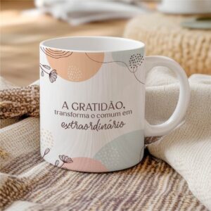 Caneca Frase Leveza