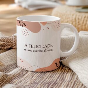 Caneca Frase Leveza