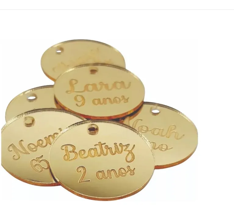 Tag Personalizada Acrílico