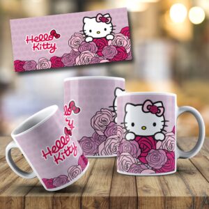 Caneca Branca  Hello Kitty