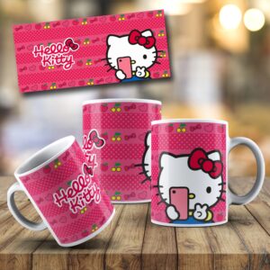 Caneca Branca  Hello Kitty